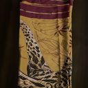 Salvatore Ferragamo   red & gold ocelot scarf Photo 6