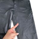 Level 99 Womens Size 27 Coated Black Jeans Leather Look Photo 5