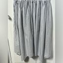 Donna Karan Tshirt dress with striped flowy handkerchief skirt size medium Photo 3