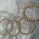 Francesca's gold Beaded Bracelet Set Photo 0