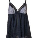 Victoria's Secret Victoria’s Secret Sheer Babydoll Ruffle Polkadot Slip Teddy Lingerie Black M Photo 0