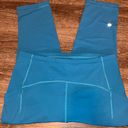 Lululemon Teal Blue Cropped Leggings Photo 1