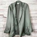 Vince  Green Satin Cocktail Formal Blazer Jacket, EUC, Size 8, MSRP $595 Photo 6