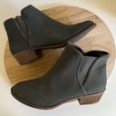 Kensie  Gerona Grey Leather Suede Soft Zipper Side Comfortable Ankle Boots 10 Photo 7