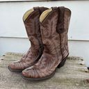 Corral  Chocolate Stitched Vamp & Tube Western Cowgirl Boots style G1902 Photo 2