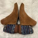 sbicca  Vintage Collection Boots Booties Brown Suede Southwest Print size 7.5 Photo 5