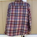 CHAPS  Button Down Long Sleeve Colorful Plaid Cotton Shirt Women’s Size Small ? Photo 2