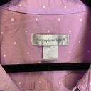 Christopher & Banks  | Purple Polka Dot Button Down Shirt Small Photo 4