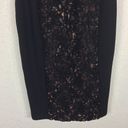 Black Halo  Wyatt Black Lace Embroidered Sheath Midi Dress Size 0 Photo 10