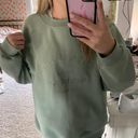 White Fox Boutique Oversized Sage Sweater Photo 1