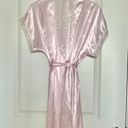 Pink Silk Robe Size M Photo 4