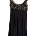 London Times 1499  Black Lace Midi Dress Size 4 Photo 1