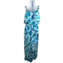 Emma & Michele  Blues Tie Dye Sleeveless Maxi S Photo 3