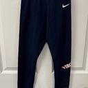 Nike Navy Blue Virginia Size XS Leggings Photo 0