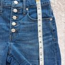 Madewell  Exposed button fly  High-Rise Denim Shorts Size 24 Photo 3