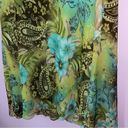 Lane Bryant  18/20 Maxi Skirt Tropical Floral Paisley Boho Pull On Photo 2