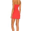 superdown red strapless mini dress Photo 1