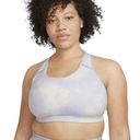 Nike LIGHT THISTLE Plus Size Icon Clash Medium Support Sports Bra US 1X NWOT Photo 2