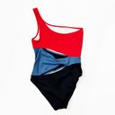 Solid & Striped [] Louise Asymmetrical One Shoulder Cutout Swimsuit Size Medium M Photo 2