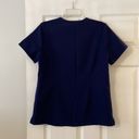 FIGS  top size S excellent condition length 26” bust 36” navy blue Photo 4