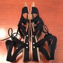 Krass&co NY &  Black Strappy Sandal Black Photo 3