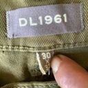 DL1961 New Women’s wide legs military green cargo pants, Size 30x33 Photo 5