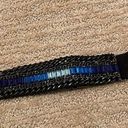 BCBGMAXAZRIA  Black and Blue Gem Chain Belt Photo 1