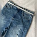 Risen  - HIGH RISE WIDE STRAIGHT LEG VINTAGE WASH JEANS. SIZE 26 NWT Photo 6