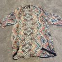 Full Tilt thin flowy patterned cardigan Photo 0