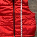 Abound  Red Zip Up Puffer Vest M Photo 3