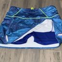 Athleta  Blue Aztec Print Athletic Running Golf Tennis Pull On Reflectors Skort S Photo 0