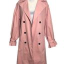 Who What Wear NWOT Light Pink Trench Coat Button Front Small New Photo 4