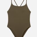 Everlane  Women's Green The String One-Piece Size Medium Photo 0