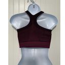 Good American  Women's Knockout Seamless Scoop Sports Bra Bordeaux Red 00 XXS Photo 7