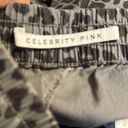 Celebrity Pink  Curvy Joggers - Grey & Black Cheetah Print - Size Small Photo 9