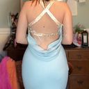 David's Bridal Light Blue Prom Dress Photo 2