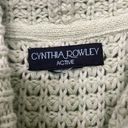 Cynthia Rowley  Light Green Knit Hoodie Photo 2