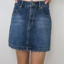 Silver Jeans Vintage 90s  Denim Mini Skirt Photo 4