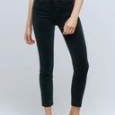 L'Agence Emerald Green  Velvet Margot High Rise Skinny Pants Photo 1