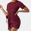 Halara Everyday Tie Knot Ruched Mini Chill Dress Photo 1