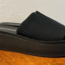 Cushionare CUSHIONAIRE Women Knit Slip On Platform Memory Foam Comfort Wedge Shoes Black 7M Photo 2