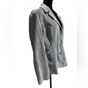 J.Jill  Gray Corduroy Blazer Women's Size Large Preppy Neutral Coat Photo 3