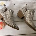 Snake Print Ankle Boots, Size 9 1/2 🐍 White Photo 0