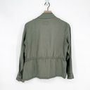 Rails  Sahara Utility Jacket Button Front Lyocell Linen in Sage Green Women's S Photo 6