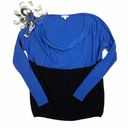 Caslon  Nordstroms Cowl Neck Knit Sweater Modal Blend Colorblock Comfy Size Small Photo 4