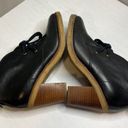 Coach  Nikol Black Leather Block Heel Lace Up Booties Sz 5.5 Photo 12