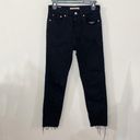 Levi's Levi’s premium wedgie Icon high rise distressed ankle jeans black desert size 25 Photo 34