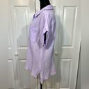 Calvin Klein  Solid Button-Down Gauze Top Photo 2