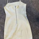 Divided H&M  Yellow Denim Mini Dress Size 10 Photo 7
