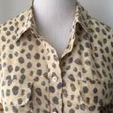 Equipment New  Femme 100% Silk Button Down Blouse Animal Print Large Photo 2